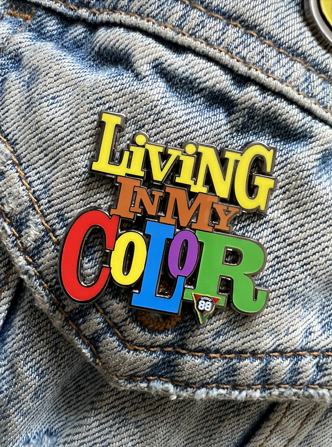 Living In My Color® Pin